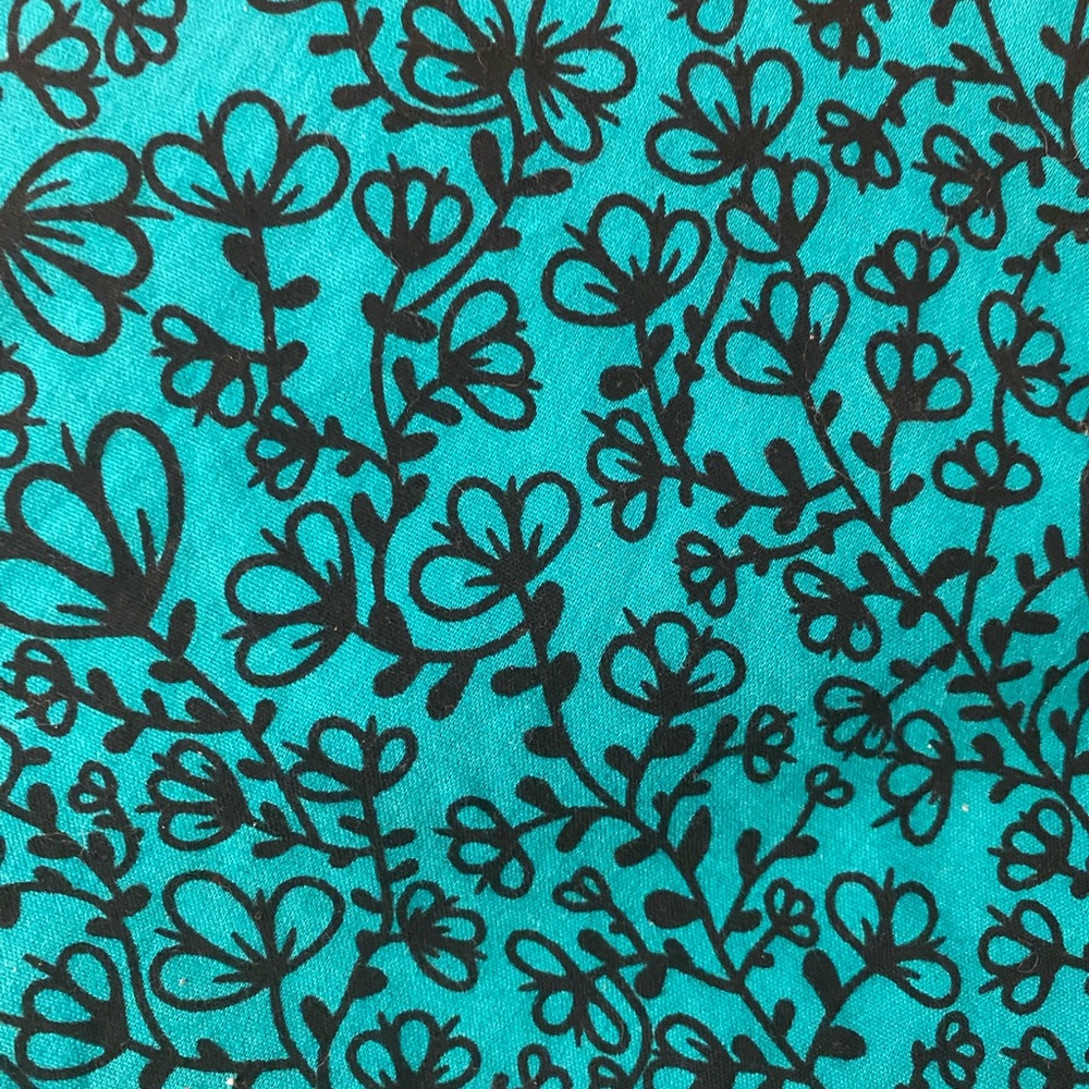 1X Long Zuri Kenya 3/4 sleeve cotton dress - Picture 3 of 3